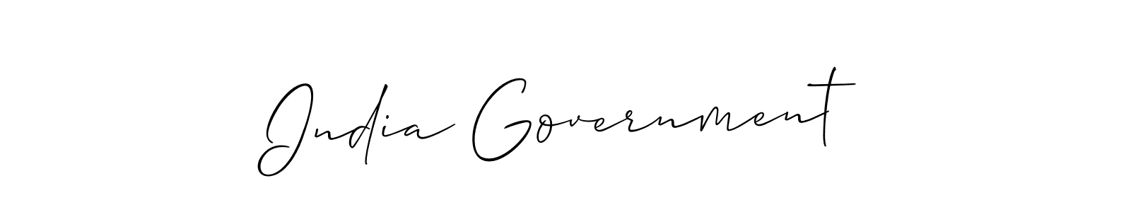 Also we have India Government name is the best signature style. Create professional handwritten signature collection using Allison_Script autograph style. India Government signature style 2 images and pictures png