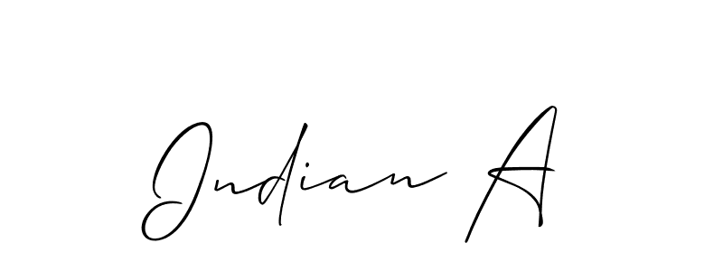 Here are the top 10 professional signature styles for the name Indian A. These are the best autograph styles you can use for your name. Indian A signature style 2 images and pictures png