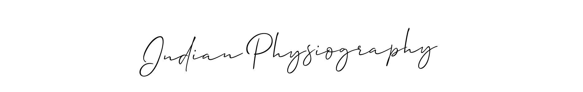 if you are searching for the best signature style for your name Indian Physiography. so please give up your signature search. here we have designed multiple signature styles  using Allison_Script. Indian Physiography signature style 2 images and pictures png