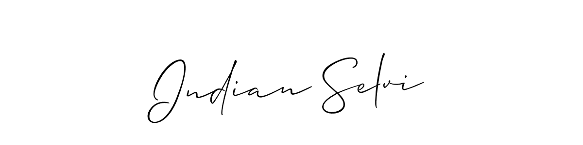 Make a beautiful signature design for name Indian Selvi. Use this online signature maker to create a handwritten signature for free. Indian Selvi signature style 2 images and pictures png