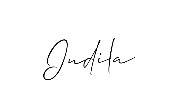 Indila stylish signature style. Best Handwritten Sign (Allison_Script) for my name. Handwritten Signature Collection Ideas for my name Indila. Indila signature style 2 images and pictures png