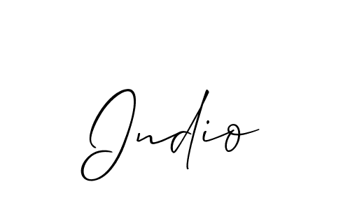 It looks lik you need a new signature style for name Indio. Design unique handwritten (Allison_Script) signature with our free signature maker in just a few clicks. Indio signature style 2 images and pictures png