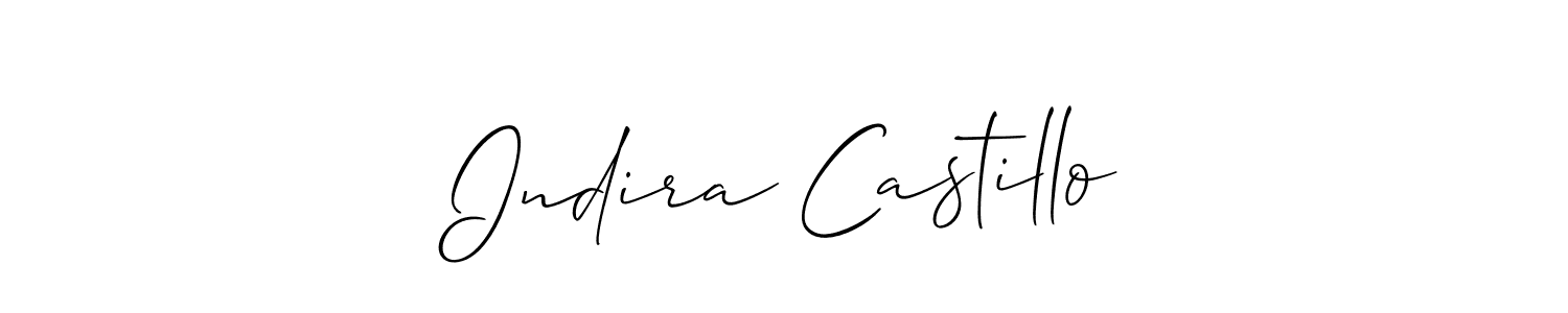 Check out images of Autograph of Indira Castillo name. Actor Indira Castillo Signature Style. Allison_Script is a professional sign style online. Indira Castillo signature style 2 images and pictures png