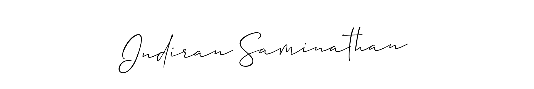 if you are searching for the best signature style for your name Indiran Saminathan. so please give up your signature search. here we have designed multiple signature styles  using Allison_Script. Indiran Saminathan signature style 2 images and pictures png