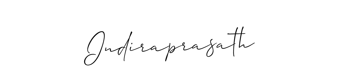 You can use this online signature creator to create a handwritten signature for the name Indiraprasath. This is the best online autograph maker. Indiraprasath signature style 2 images and pictures png