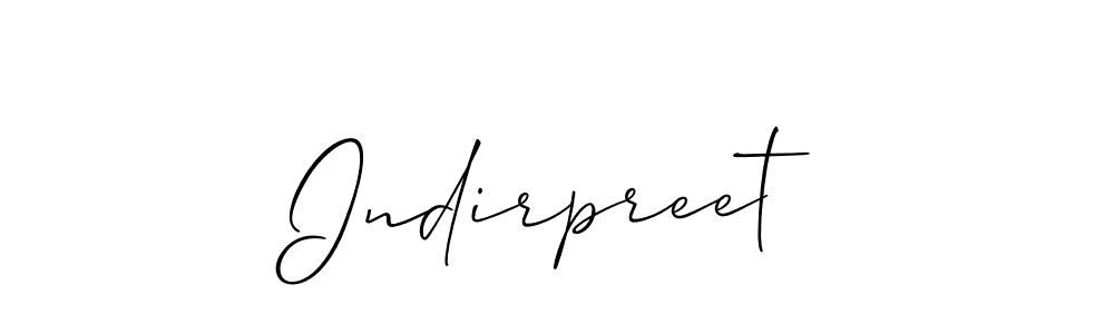 Once you've used our free online signature maker to create your best signature Allison_Script style, it's time to enjoy all of the benefits that Indirpreet name signing documents. Indirpreet signature style 2 images and pictures png