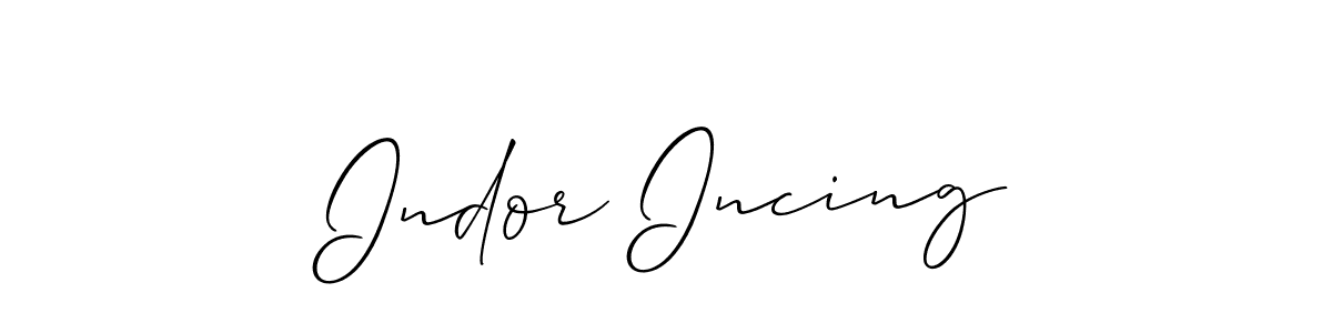 Once you've used our free online signature maker to create your best signature Allison_Script style, it's time to enjoy all of the benefits that Indor Incing name signing documents. Indor Incing signature style 2 images and pictures png