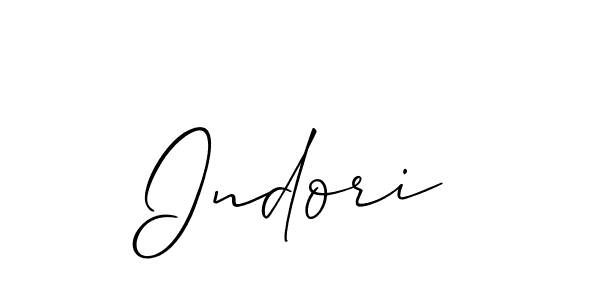 Allison_Script is a professional signature style that is perfect for those who want to add a touch of class to their signature. It is also a great choice for those who want to make their signature more unique. Get Indori name to fancy signature for free. Indori signature style 2 images and pictures png