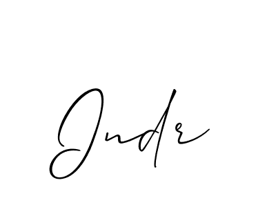 It looks lik you need a new signature style for name Indr. Design unique handwritten (Allison_Script) signature with our free signature maker in just a few clicks. Indr signature style 2 images and pictures png