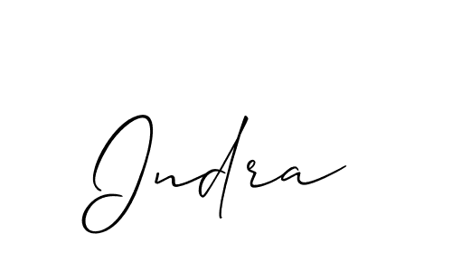 How to make Indra name signature. Use Allison_Script style for creating short signs online. This is the latest handwritten sign. Indra signature style 2 images and pictures png