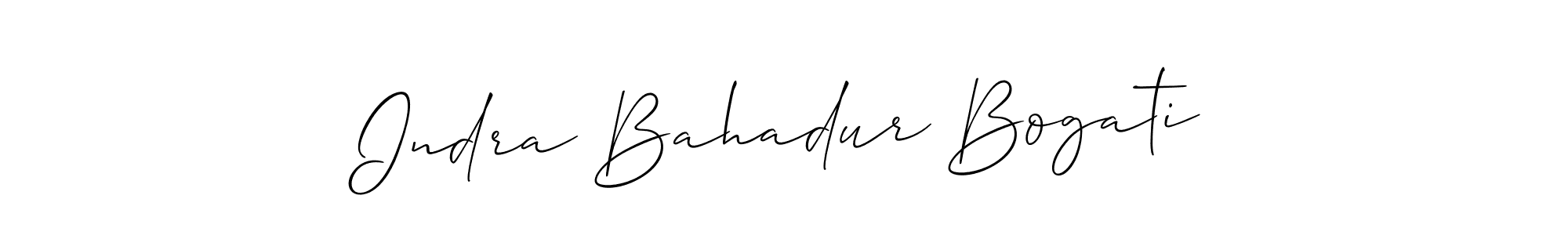 Once you've used our free online signature maker to create your best signature Allison_Script style, it's time to enjoy all of the benefits that Indra Bahadur Bogati name signing documents. Indra Bahadur Bogati signature style 2 images and pictures png