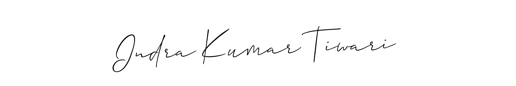 Best and Professional Signature Style for Indra Kumar Tiwari. Allison_Script Best Signature Style Collection. Indra Kumar Tiwari signature style 2 images and pictures png