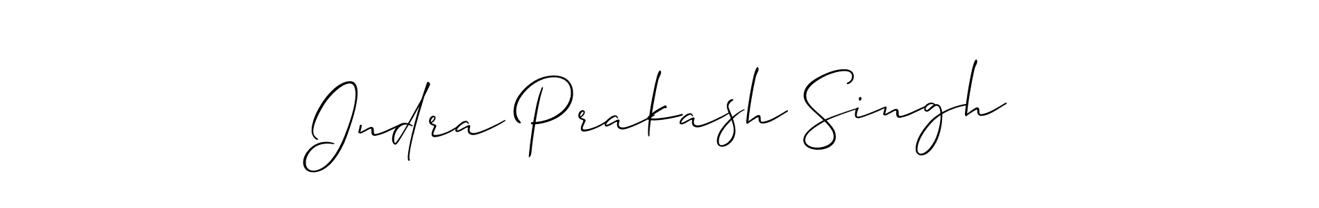 Also we have Indra Prakash Singh name is the best signature style. Create professional handwritten signature collection using Allison_Script autograph style. Indra Prakash Singh signature style 2 images and pictures png