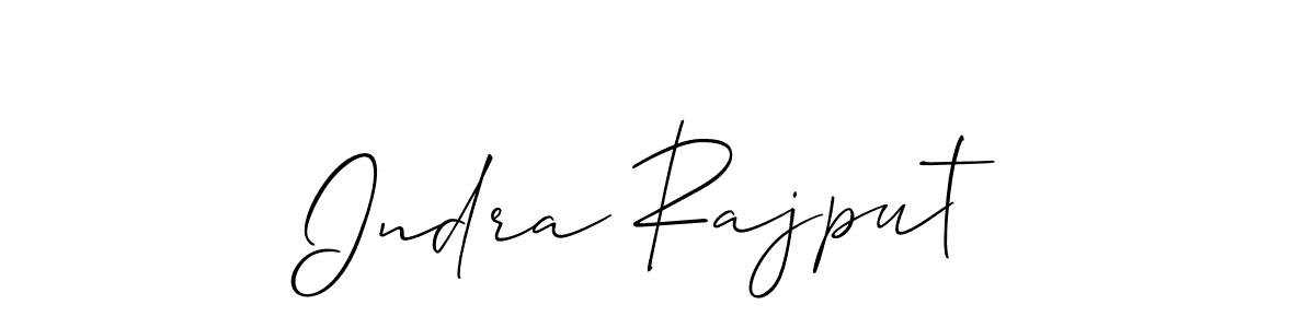 The best way (Allison_Script) to make a short signature is to pick only two or three words in your name. The name Indra Rajput include a total of six letters. For converting this name. Indra Rajput signature style 2 images and pictures png