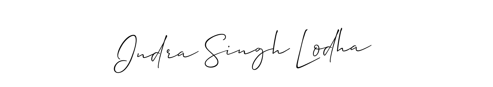 This is the best signature style for the Indra Singh Lodha name. Also you like these signature font (Allison_Script). Mix name signature. Indra Singh Lodha signature style 2 images and pictures png