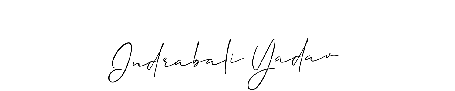 Make a beautiful signature design for name Indrabali Yadav. Use this online signature maker to create a handwritten signature for free. Indrabali Yadav signature style 2 images and pictures png