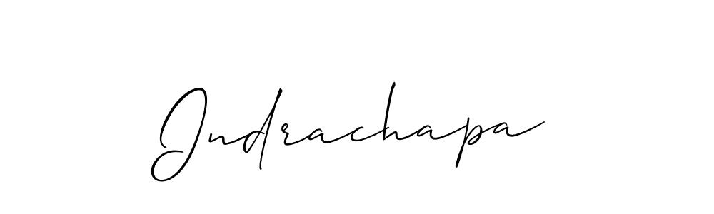 Also You can easily find your signature by using the search form. We will create Indrachapa name handwritten signature images for you free of cost using Allison_Script sign style. Indrachapa signature style 2 images and pictures png