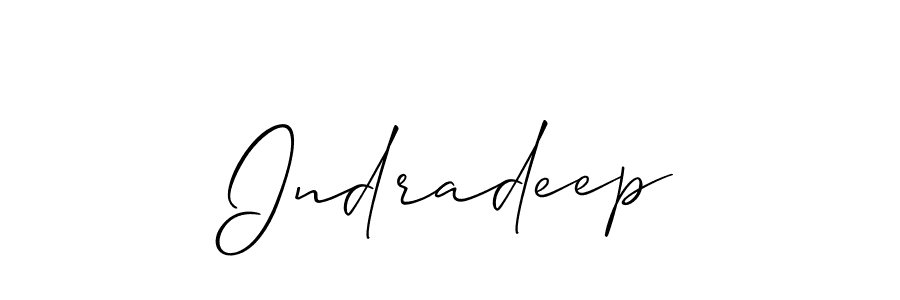 Make a beautiful signature design for name Indradeep. Use this online signature maker to create a handwritten signature for free. Indradeep signature style 2 images and pictures png