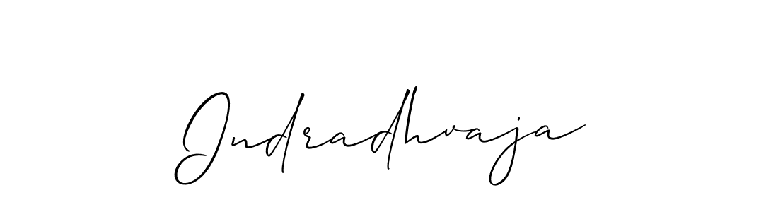 How to Draw Indradhvaja signature style? Allison_Script is a latest design signature styles for name Indradhvaja. Indradhvaja signature style 2 images and pictures png