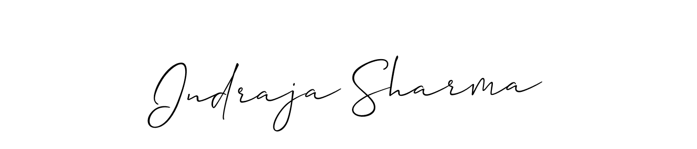 Make a beautiful signature design for name Indraja Sharma. Use this online signature maker to create a handwritten signature for free. Indraja Sharma signature style 2 images and pictures png