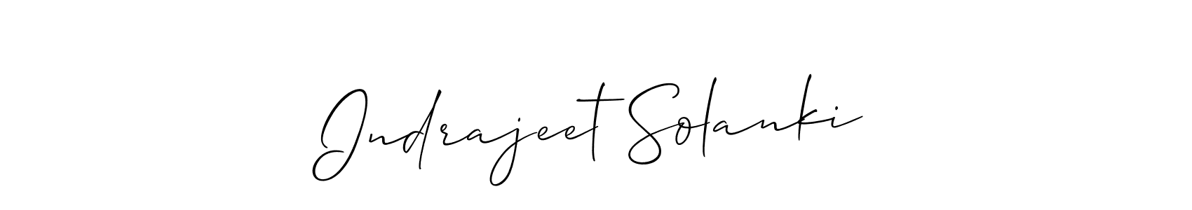 How to Draw Indrajeet Solanki signature style? Allison_Script is a latest design signature styles for name Indrajeet Solanki. Indrajeet Solanki signature style 2 images and pictures png