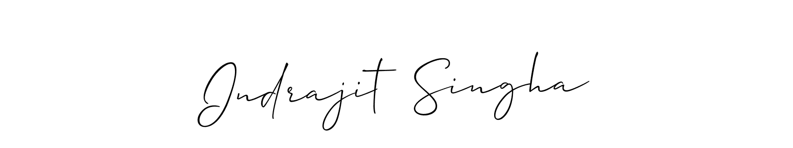Indrajit  Singha stylish signature style. Best Handwritten Sign (Allison_Script) for my name. Handwritten Signature Collection Ideas for my name Indrajit  Singha. Indrajit  Singha signature style 2 images and pictures png