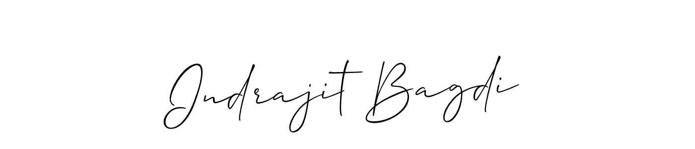 How to Draw Indrajit Bagdi signature style? Allison_Script is a latest design signature styles for name Indrajit Bagdi. Indrajit Bagdi signature style 2 images and pictures png