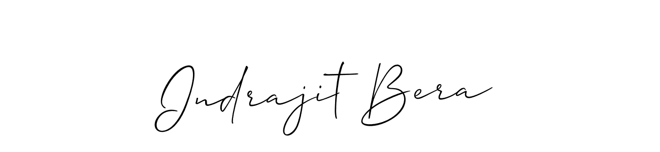 Indrajit Bera stylish signature style. Best Handwritten Sign (Allison_Script) for my name. Handwritten Signature Collection Ideas for my name Indrajit Bera. Indrajit Bera signature style 2 images and pictures png