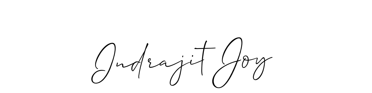 Indrajit Joy stylish signature style. Best Handwritten Sign (Allison_Script) for my name. Handwritten Signature Collection Ideas for my name Indrajit Joy. Indrajit Joy signature style 2 images and pictures png