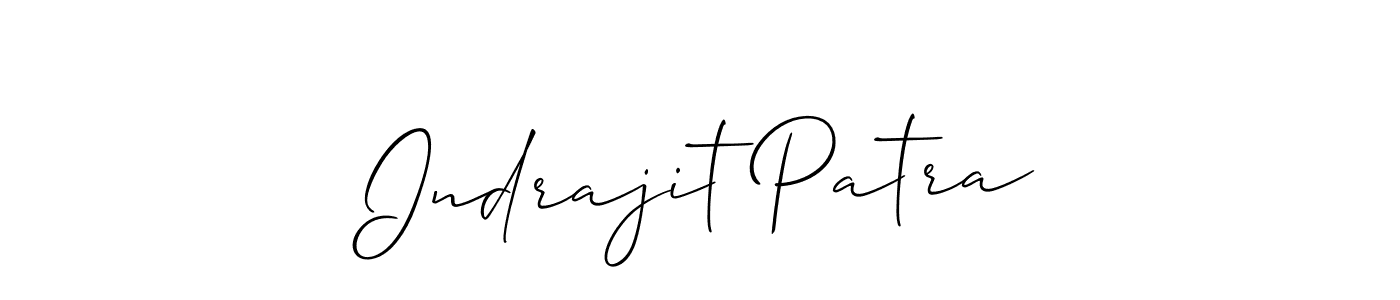 It looks lik you need a new signature style for name Indrajit Patra. Design unique handwritten (Allison_Script) signature with our free signature maker in just a few clicks. Indrajit Patra signature style 2 images and pictures png
