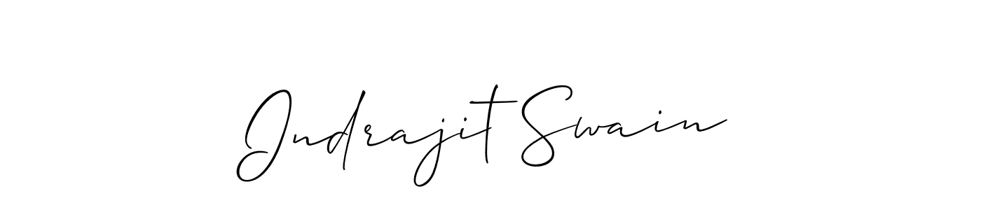 Best and Professional Signature Style for Indrajit Swain. Allison_Script Best Signature Style Collection. Indrajit Swain signature style 2 images and pictures png