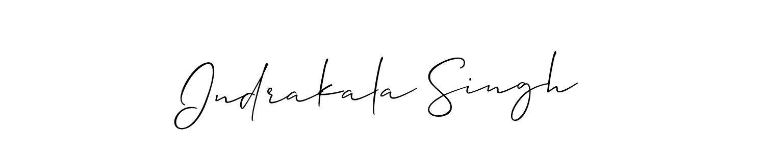 This is the best signature style for the Indrakala Singh name. Also you like these signature font (Allison_Script). Mix name signature. Indrakala Singh signature style 2 images and pictures png