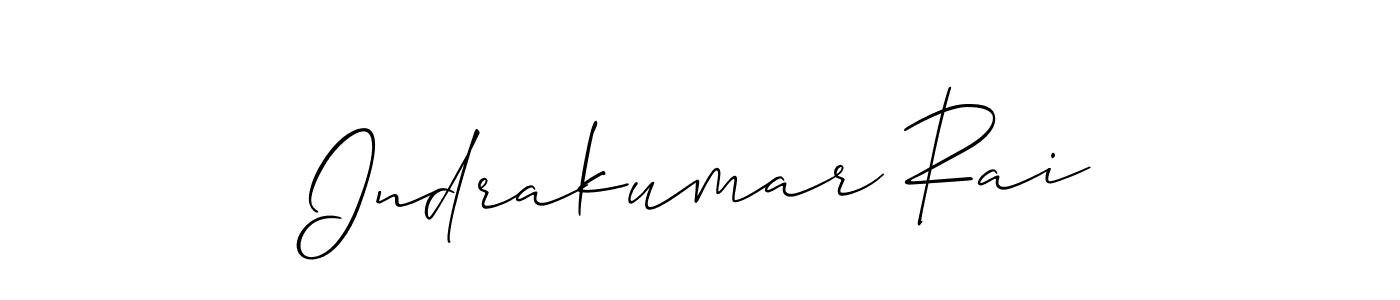 How to Draw Indrakumar Rai signature style? Allison_Script is a latest design signature styles for name Indrakumar Rai. Indrakumar Rai signature style 2 images and pictures png