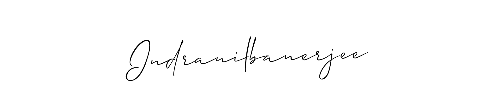 Create a beautiful signature design for name Indranilbanerjee. With this signature (Allison_Script) fonts, you can make a handwritten signature for free. Indranilbanerjee signature style 2 images and pictures png