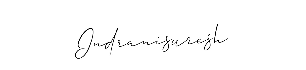 You can use this online signature creator to create a handwritten signature for the name Indranisuresh. This is the best online autograph maker. Indranisuresh signature style 2 images and pictures png