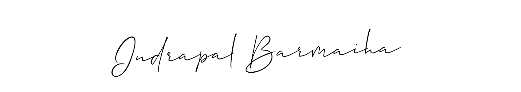 This is the best signature style for the Indrapal Barmaiha name. Also you like these signature font (Allison_Script). Mix name signature. Indrapal Barmaiha signature style 2 images and pictures png