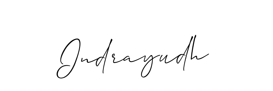 How to make Indrayudh signature? Allison_Script is a professional autograph style. Create handwritten signature for Indrayudh name. Indrayudh signature style 2 images and pictures png