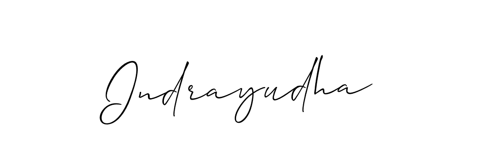 Indrayudha stylish signature style. Best Handwritten Sign (Allison_Script) for my name. Handwritten Signature Collection Ideas for my name Indrayudha. Indrayudha signature style 2 images and pictures png