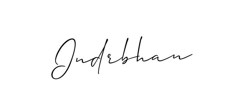 Also we have Indrbhan name is the best signature style. Create professional handwritten signature collection using Allison_Script autograph style. Indrbhan signature style 2 images and pictures png