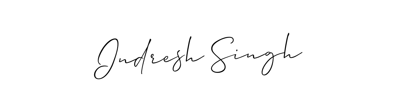 Similarly Allison_Script is the best handwritten signature design. Signature creator online .You can use it as an online autograph creator for name Indresh Singh. Indresh Singh signature style 2 images and pictures png