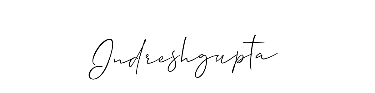 if you are searching for the best signature style for your name Indreshgupta. so please give up your signature search. here we have designed multiple signature styles  using Allison_Script. Indreshgupta signature style 2 images and pictures png