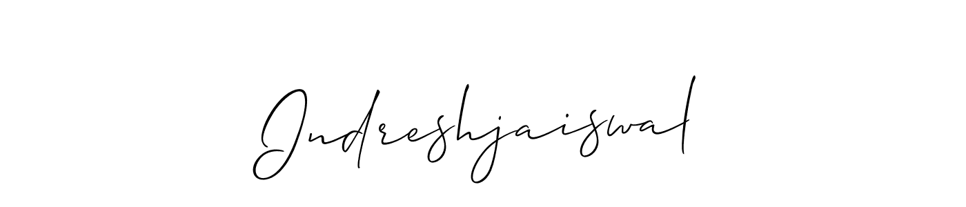 if you are searching for the best signature style for your name Indreshjaiswal. so please give up your signature search. here we have designed multiple signature styles  using Allison_Script. Indreshjaiswal signature style 2 images and pictures png