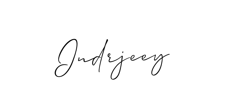 Once you've used our free online signature maker to create your best signature Allison_Script style, it's time to enjoy all of the benefits that Indrjeey name signing documents. Indrjeey signature style 2 images and pictures png