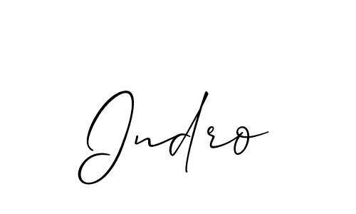 Similarly Allison_Script is the best handwritten signature design. Signature creator online .You can use it as an online autograph creator for name Indro. Indro signature style 2 images and pictures png
