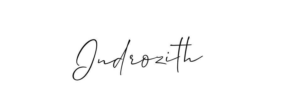How to Draw Indrozith signature style? Allison_Script is a latest design signature styles for name Indrozith. Indrozith signature style 2 images and pictures png