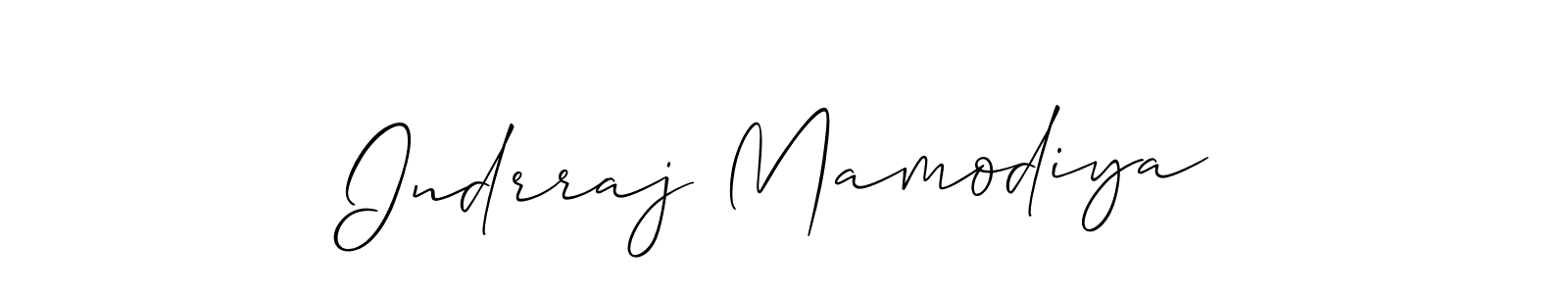 Indrraj Mamodiya stylish signature style. Best Handwritten Sign (Allison_Script) for my name. Handwritten Signature Collection Ideas for my name Indrraj Mamodiya. Indrraj Mamodiya signature style 2 images and pictures png