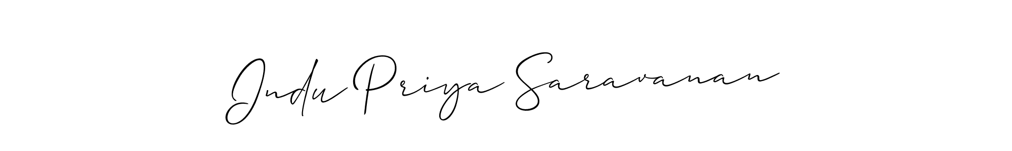 See photos of Indu Priya Saravanan official signature by Spectra . Check more albums & portfolios. Read reviews & check more about Allison_Script font. Indu Priya Saravanan signature style 2 images and pictures png