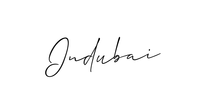 You can use this online signature creator to create a handwritten signature for the name Indubai. This is the best online autograph maker. Indubai signature style 2 images and pictures png