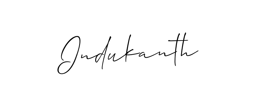 Once you've used our free online signature maker to create your best signature Allison_Script style, it's time to enjoy all of the benefits that Indukanth name signing documents. Indukanth signature style 2 images and pictures png