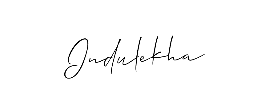 Also You can easily find your signature by using the search form. We will create Indulekha name handwritten signature images for you free of cost using Allison_Script sign style. Indulekha signature style 2 images and pictures png